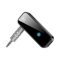 Adaptador De Áudio Bluetooth 5.3 Receptor Transmissor 3.5MM AUX Estéreo Sem Fio Com Microfone Para