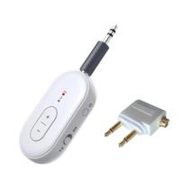 Adaptador De Áudio Bluetooth 5.4 Transmissor Receptor Sem Fio 3.5MM AUX Estéreo Com Microfone Para
