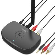 Adaptador de Áudio Bluetooth Besign BE-RCA - Alcance Longo - Preto