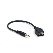 Adaptador de áudio, conversor de cabo, rádio de carro, USB para 3,5 mm, AUX Adaptador de áudio, conversor de cabo, rádio de carro, USB para 3,5 mm, AUX