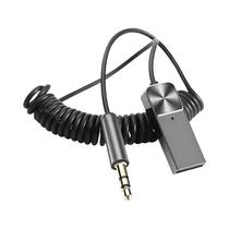 Adaptador De Áudio Estéreo Bluetooth 5.4 USB Para Conector De 3.5mm Com Microfone Sem Fio