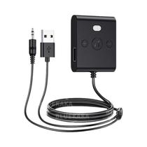 Adaptador De Áudio Estéreo Bluetooth 5.4 USB Para Jack De 3.5mm Com Microfone Sem Fio