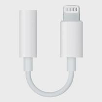 Adaptador De Áudio P2 (3,5mm) Lightning Para Iphone Música Chamadas