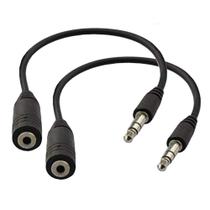 Adaptador de áudio para fone de ouvido, extensor de cabo Seadream, pacote com 2 Adaptador de áudio para fone de ouvido, extensor de cabo Seadream, pacote com 2