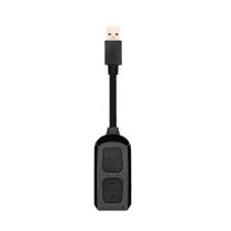 Adaptador de Áudio Redragon Circe HA100 USB para Headset