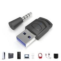 Adaptador De Áudio Sem Fio Bluetooth 5.0 Para PS5, PS4, PC E Consoles De Jogos - Receptor USB Adaptador De Áudio Sem Fio Bluetooth 5.0 Para PS5, PS4, PC E Consoles De Jogos - Receptor USB