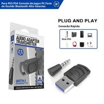 Adaptador De Áudio Sem Fio Bluetooth 5.0 Para PS5, PS4, PC E Consoles De Jogos - Receptor USB
