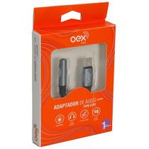 Adaptador de Audio TYPE com P3 OEX AD404 Adaptador de Audio TYPE com P3 OEX AD404