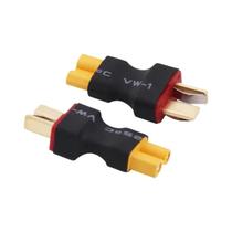 Adaptador De Bateria ESC XT30 Macho/Fêmea Para Conector Deans T Plug 2 Peças TRX Traxxas EC5 EC2