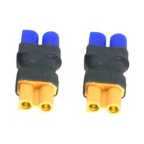 Adaptador De Bateria Para Modelos RC, ESC XT30 Macho/Fêmea Para Conector Deans T, 2 Peças, Conector