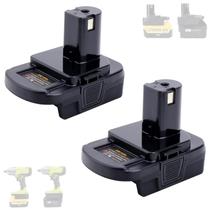 Adaptador de bateria Tulepowceeng compatível com ferramentas Ryobi 18V Adaptador de bateria Tulepowceeng compatível com ferramentas Ryobi 18V