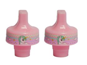 Adaptador de bico para tampa de garrafa Refresh a Baby, à prova de derramamento para bebê, pacote com 2 Adaptador de bico para tampa de garrafa Refresh a Baby, à prova de derramamento para bebê, pacote com 2