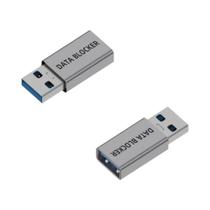 Adaptador De Bloqueio De Dados USB Masculino Para Feminino Anti-Hacking Para Carregamento De Laptops