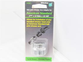Adaptador de Brazo para Ducha Whedon AS1C, Estándar Americano, Latón