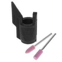 Adaptador de broca do kit de fixação do guia sharpener para cortador de grama de afiante Dremel - Preto