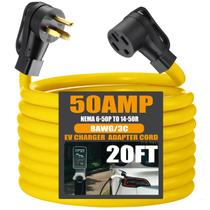 Adaptador de Cable de Alimentación Tellegloww 20 Pies 50 Amp 240V para Cargador EV