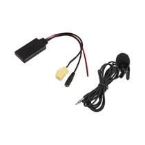 Adaptador De Cabo Bluetooth 5.0 AUX Com Microfone Para Áudio De Carro Fiat 500 Grande Punto Qubo