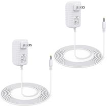 Adaptador de cabo de alimentação de 15 W, pacote com 2 unidades para Alexa Dot, 5ª geração, branco