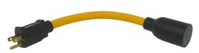 Adaptador de cabo de gerador Southwire 5-15P para L5-20R 23cm Adaptador de cabo de gerador Southwire 5-15P para L5-20R 23cm