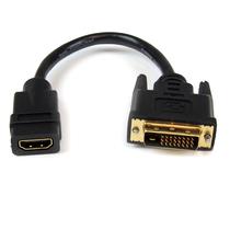 Adaptador de cabo de vídeo StarTech HDMI para DVI-D 20cm preto