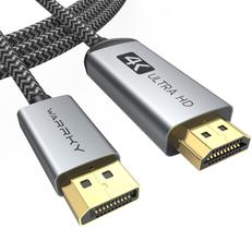 Adaptador de cabo DisplayPort para HDMI WARRKY 4K 15 pés