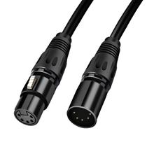 Adaptador de cabo DMX HOSONGIN 5-PIN XLR macho para fêmea 3m