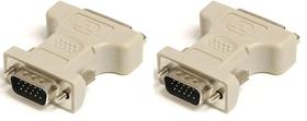 Adaptador de cabo StarTech.com DVI para VGA DVI-I para VGA Beige