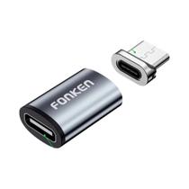 Adaptador De Cabo USB C Magnético Micro USB Tipo C Carregador Conector 3 Em 1 Conversor De