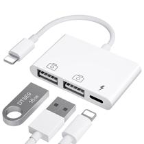 Adaptador de câmera USB AMLLEN iPhone para USB compatível com iOS 16