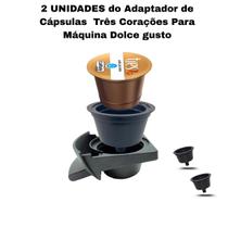 Adaptador de Cápsulas Três Corações Para Máquina Dolce Gusto 2 Unidades