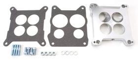 Adaptador de carburador Edelbrock 2696 em alumínio, espessura de 0,85