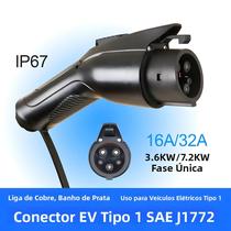 Adaptador De Carregador EV Kolanky 16A 32A, Conversor SAE J1772 Para Tomada De Veículo Elétrico Adaptador De Carregador EV Kolanky 16A 32A, Conversor SAE J1772 Para Tomada De Veículo Elétrico