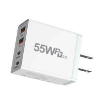 Adaptador De Carregador Rápido USB C De 55W Para iPhone 14 13 Xiaomi Huawei Samsung Plug Da UE EUA Adaptador De Carregador Rápido USB C De 55W Para iPhone 14 13 Xiaomi Huawei Samsung Plug Da UE EUA