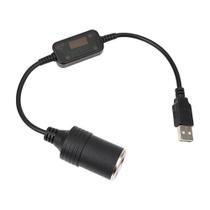Adaptador De Carregador USB 12V Para Carro, Conversor De 5V Para 12V, Conector De Plugue, Acessórios Adaptador De Carregador USB 12V Para Carro, Conversor De 5V Para 12V, Conector De Plugue, Acessórios