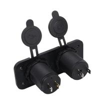 Adaptador De Carregador USB Duplo Para Carro 12V Socket De Cigarro Divisor De Saída De Energia Auto Adaptador De Carregador USB Duplo Para Carro 12V Socket De Cigarro Divisor De Saída De Energia Auto