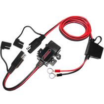Adaptador de carregamento MOTOPOWER MP0609AA 3.1A SAE para kit USB
