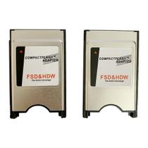 Adaptador de cartão de memória CF Adaptador PCMCIA Ata Adaptador PC Leitor CF Tipo I para PCMCIA (pacote com 2)