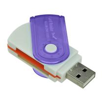 Adaptador De Cartão De Memória USB 2.0 SD/Micro SD/SDHC/T-Flash Card USB 2.0 - Feitun