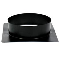 Adaptador de Chaminé Para Duto 200mm Preto - Churrasqueiras