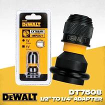 Adaptador De Chave De Impacto Sextavada De 1/4" Para Quadrada De 1/2" DEWALT DT7508-QZ, Acessórios Adaptador De Chave De Impacto Sextavada De 1/4" Para Quadrada De 1/2" DEWALT DT7508-QZ, Acessórios