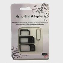 Adaptador de Chip Nano para Micro e Sim Card Padrão de Fábrica Adaptador de Chip Nano para Micro e Sim Card Padrão de Fábrica