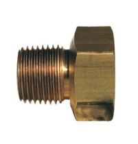Adaptador de clarão invertido Homeplus+ Brass Flare MPT 1/4"