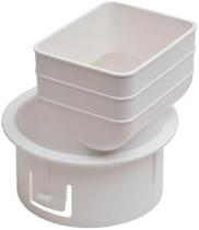 Adaptador de Condutor K-TEC 2x3 para 4 Polegadas Branco Adaptador de Condutor K-TEC 2x3 para 4 Polegadas Branco