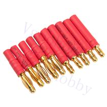 Adaptador De Conector Bala De 4 Mm Para 3,5 Mm 5 Pares De Plugue Dourado Para Carro RC Barco FPV ESC