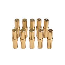 Adaptador De Conector De Bala Banhado a Ouro Macho Para Macho De 5mm Para Carro Rc Barco Bateria Esc