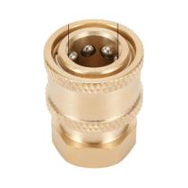 Adaptador de Conector de Lavadora de Alta Pressão 1/4" - Engate Rápido Macho
