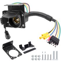 Adaptador de conector de reboque de 4 a 7 pinos RV Blade Ruibapa Adaptador de conector de reboque de 4 a 7 pinos RV Blade Ruibapa