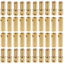Adaptador de conector LINSYRC Banhado a Ouro de 5,5 MM Banana Plug 20 pares Adaptador de conector LINSYRC Banhado a Ouro de 5,5 MM Banana Plug 20 pares