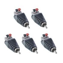 Adaptador de conector Oiyagai RCA macho para faixa terminal de 2 parafusos