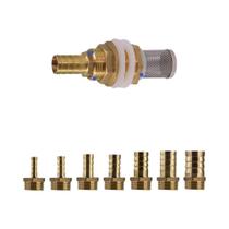 Adaptador De Conexão Pagoda De Latão Para Tanque De Água 1/2" 6-19mm Com Tela Filtrante De Aço Adaptador De Conexão Pagoda De Latão Para Tanque De Água 1/2" 6-19mm Com Tela Filtrante De Aço